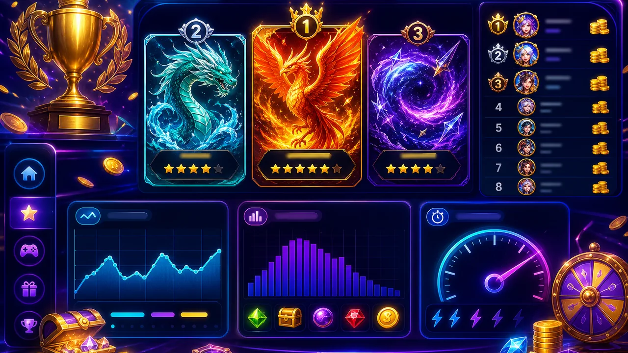 Bảng xếp hạng độ biến động: cách đọc chỉ số trò chơi win55