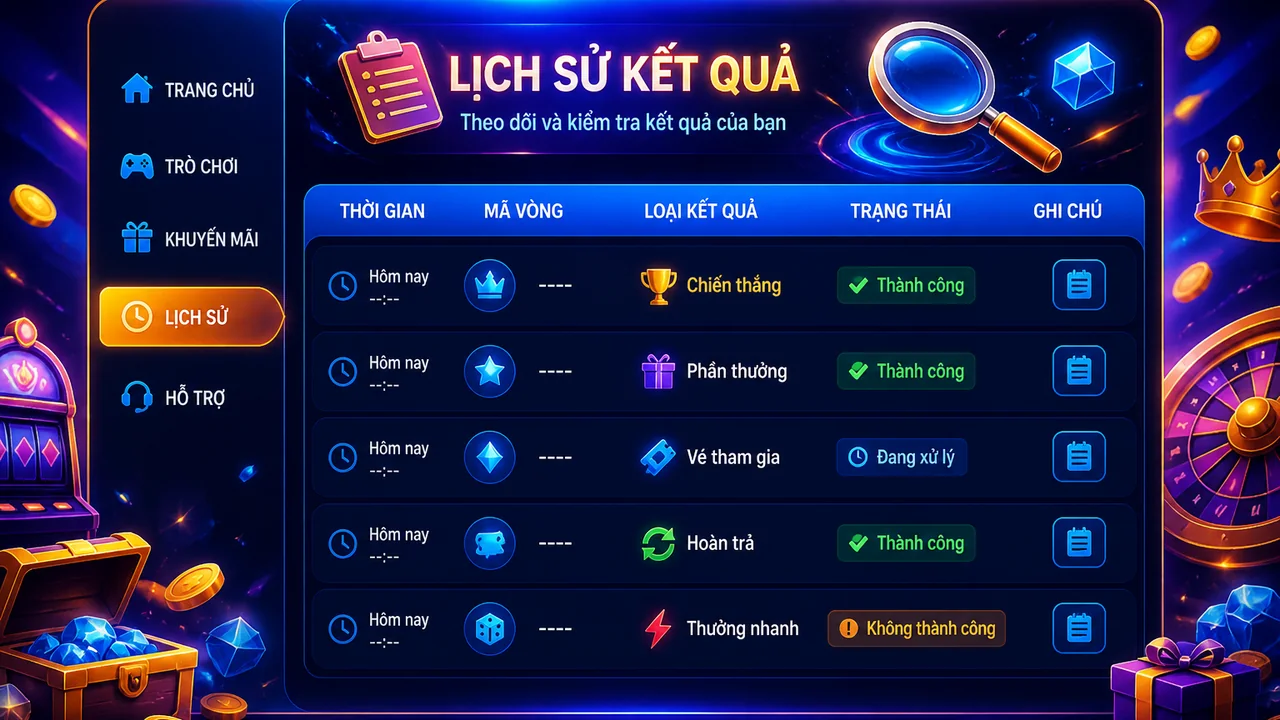 Đọc bảng kết quả thông minh: win55 cách đọc lịch sử kết quả để kiểm tra luật và tỷ lệ